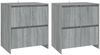 vidaXL Sideboards 2 Stk. Grau Sonoma 70x41x75 cm Holzwerkstoff 3098095 Bild 2