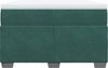 vidaXL Boxspringbett mit Matratze Dunkelgrün 120x190 cm Samt 3285272 Bild 4