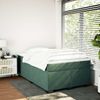 vidaXL Boxspringbett mit Matratze Dunkelgrün 120x190 cm Samt 3285272 Bild 3