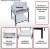 Nachttisch HWC-N91, Kommode Beistelltisch Nachtschrank Schrank, Schublade Shabby-Look Paulownia Holz 59x43x36cm ~ natur Bild 2