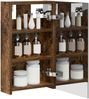 vidaXL Badezimmerspiegelschrank Geräucherte Eiche 30 x 10,5 x 50 cm 889011 Bild 3