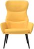 vidaXL Relaxsessel Senfgelb Stoff [341078] Bild 3