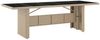 vidaXL Gartentisch mit Glasplatte Beige Poly Rattan & Hartglas 319557 Bild 5