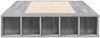 vidaXL Bettgestell Grau Sonoma 75x190 cm Holzwerkstoff 3280536 Bild 4