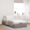 vidaXL Ottoman-Bett ohne Matratze Taupe 100x200 cm Stoff 3310858 Bild 3