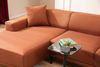 Ecksofa, 'Petra', 77 x 145 x 250, Orange Bild 4