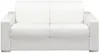 Schlafsofa 2-Sitzer CALITO - Weiß - Liegefläche: 120 cm - Matratzenhöhe: 14 cm Bild 2