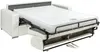 Schlafsofa 2-Sitzer CALITO - Weiß - Liegefläche: 120 cm - Matratzenhöhe: 14 cm Bild 4