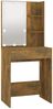 Schminktisch mit LED 60 x 40 x 140 cm Braun Bild 3