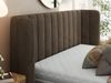 Polsterbett GOLETTA CLASSIC 180 x 200 cm mit gepolstertem Kopfteil, stabilem Bettrahmen, Lattenrost und Bettkasten mit Gasdruckfedern, Doppelbett, zeitloses Design - Braun Velvet Bild 4
