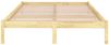 vidaXL Massivholzbett Kiefer 200x200 cm Bild 4