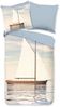 good morning Wendebettwäsche Merii, Renforcé, 2 teilig, 100% Baumwolle, Renforcé, Reißverschluss, Wendeoptik, Kutter, Boot Bild 1