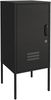 Nachtschrank Hausjärvi 82x35x35 cm Stahl Schwarz [en. casa] Bild 2