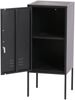 Nachtschrank Hausjärvi 82x35x35 cm Stahl Schwarz [en. casa] Bild 4