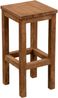 Inko 5-teilige Bar-Sitzgruppe Abacus recyceltes Teak 120x80x108 cm mit 4 Barhockern Bild 3