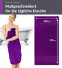 Lashuma Badetuch - XXL Handtuch London, Frottee (1-St), großes Badehandtuch - Duschtuch 100x150 cm für Damen & Herren Bild 3