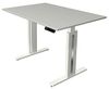 Kerkmann Move 3 fresh Schreibtisch Steh und Sitztisch (B) 120 x (T) 80 cm grafit Bild 2