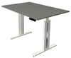 Kerkmann Move 3 fresh Schreibtisch Steh und Sitztisch (B) 120 x (T) 80 cm grafit Bild 4