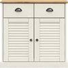 vidaXL Sideboard mit Schubladen VIGO 78x40x75 cm Massivholz Kiefer 353203 Bild 5