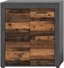 INOSIGN Highboard Aosta, Höhe 88 cm, in verschiedenen Farbausführungen, mit 2 Türen und 3 Fächern, Wohnzimmer, Kommode, Schrank Bild 3