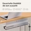 Desktronic Kabelkanal Schreibtisch, 2x43cm, Hochwertiger Stahl, Kabel Organizer für Kabelführung Grau Bild 4