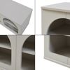 Fernsehtisch Trorhun 140x38x48 cm Grau [en. casa] Bild 5