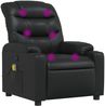 vidaXL Massagesessel Schwarz Kunstleder 374140 Bild 2