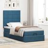 vidaXL Ottoman-Bett mit Matratzen Dunkelblau 80x200 cm Samt 3313437 Bild 3