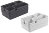 Engelland Schubladeneinsatz Schubladen-Organizer (Vorteils-Set, 16 St, individuelle Anordnung, passend für alle gängigen Schubladen), BPA-frei, spülmaschinengeeignet, gefrierschrankgeeignet Bild 4