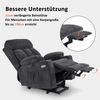 MCombo elektrische Aufstehhilfe Fernsehsessel Relaxsessel Stoff 7190DE Bild 5
