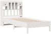 vidaXL Massivholzbett mit Regal ohne Matratze Weiß 90x190 cm Kiefer 3322931 Bild 3