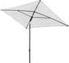 Doppler Sonnenschirm / Mittelstockschirm "myZONE 190 x 125 Manual", Blockstreifen anthrazit, 190 x 125 cm Bild 2