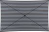 Doppler Sonnenschirm / Mittelstockschirm "myZONE 190 x 125 Manual", Blockstreifen anthrazit, 190 x 125 cm Bild 3