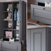 Kinderkleiderschrank Ajaton Grau 83.3 x 187 cm Vitalispa Bild 5