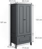 Kinderkleiderschrank Ajaton Grau 83.3 x 187 cm Vitalispa Bild 3