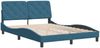 vidaXL Bettgestell ohne Matratze Blau 120x200 cm Samt 3207915 Bild 3
