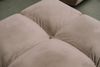 KAWOLA Sofa VIVIEN Ecksofa Velvet sand Longchair rechts 85 x 178 x 290 cm Bild 5