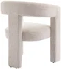 Vente-unique - FAVINA Sessel Stoff Beige - B 59 cm x H 75 cm x L 64 cm Bild 4