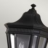 Außenleuchte, Wandlampe, ALU-Druckguss Glas, Schwarz, H 40,6 cm Bild 5