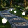 4er Set LED Solarlampen im Kugel Design für den Außenbereich Bild 3