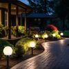 4er Set LED Solarlampen im Kugel Design für den Außenbereich Bild 4