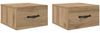 vidaXL Nachttisch 2 pcs Artisan-Eiche 35 x 35 x 20 cm Holzwerkstoff 882353 Bild 2