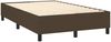 vidaXL Boxspringbett mit Matratze Dunkelbraun 120x200 cm Stoff, Härtegrad: H2 [3141844] Bild 4