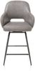 2er Set NIKOLAS Barhocker grau Bild 2