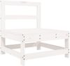 vidaXL 8-tlg. Garten-Lounge-Set Weiß Massivholz Kiefer 3186453 Bild 4