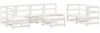 vidaXL 8-tlg. Garten-Lounge-Set Weiß Massivholz Kiefer 3186453 Bild 2