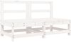 vidaXL 8-tlg. Garten-Lounge-Set Weiß Massivholz Kiefer 3186453 Bild 3