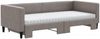 vidaXL Tagesbett Ausziehbar mit Matratzen Taupe 90x200 cm Stoff 3196599 Bild 3