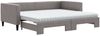 vidaXL Tagesbett Ausziehbar mit Matratzen Taupe 90x200 cm Stoff 3196599 Bild 2