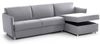 Dmora Schlafsofa mit Halbinsel Scordia, Wandelbares Ecksofa für das Wohnzimmer, gepolstert, abnehmbar, 100 % Made in Italy-Qualität, 260x160 h90 cm, Grau Bild 5